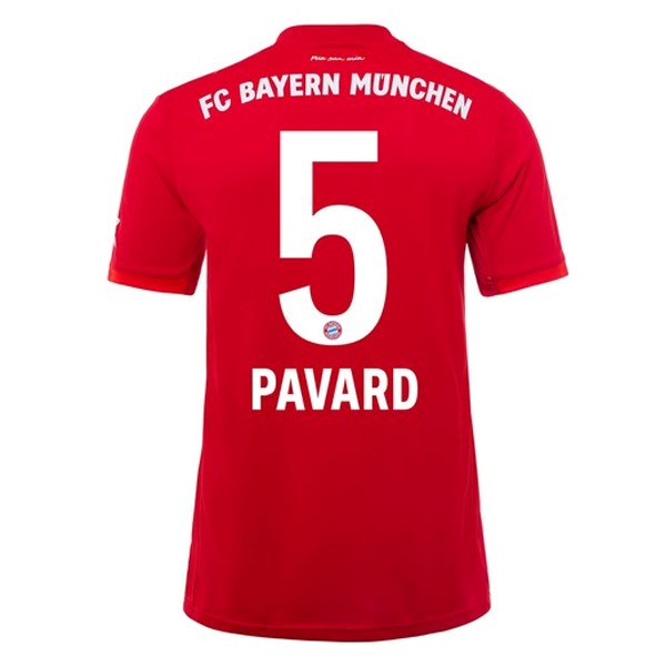 Camiseta Bayern Munich NO.5 Pavard 1ª 2019/20 Rojo
